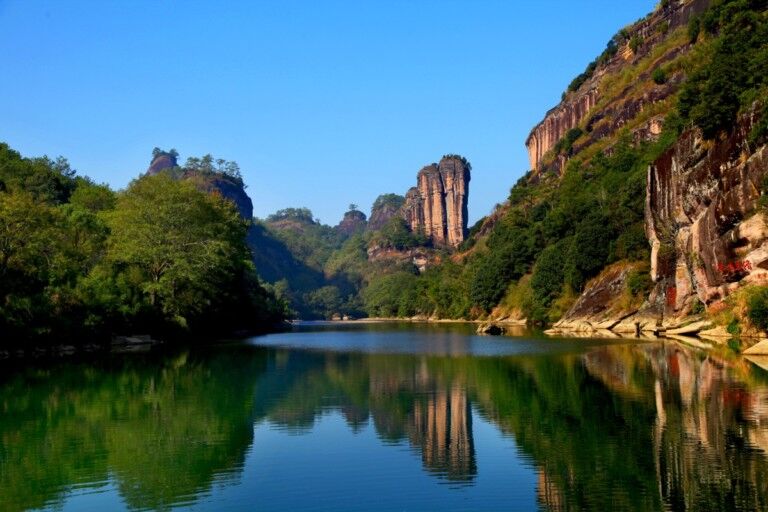 countryside in wuyishan china