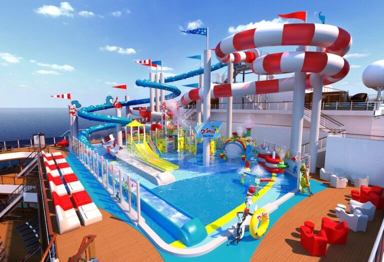 Carniva Cruise Line Horizon Dr Seuss Waterworks Waterpark