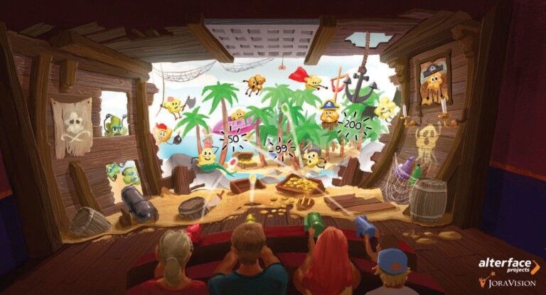 Spinning Interactive Dark Ride - Popcorn Revenge