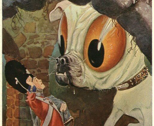 HC Andersen Axel Mathiesen, illustration for "The Tinderbox," 1928