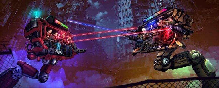 A World First from Holovis: Experience Rideable Gaming Robots at AAE 2017