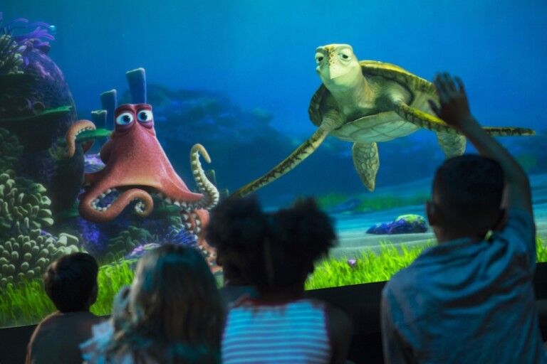 Turtle Talk With Crush at Epcot