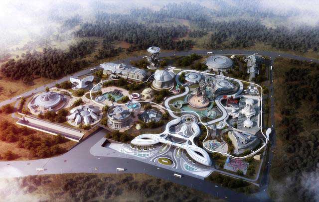 East Valley of Science and Fantasy in Guizhou Oriental Times media Corp china Vr theme park