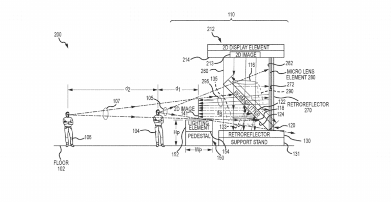 Disney. Patent. Holograms. Floating Image. Star Wars.