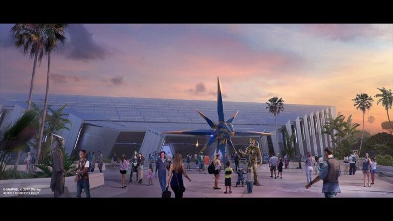 Guardians of the Galaxy roller coaster coming to Epcot at Walt Disney World Resort in Florida.