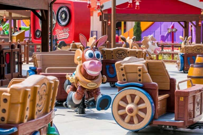 Woody's Round Up in Toy Story Land at Shanghai Disneyland