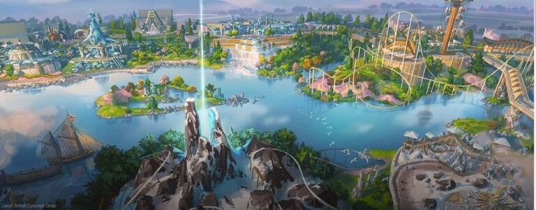 MNC Lido City theme park China belt and road Trump