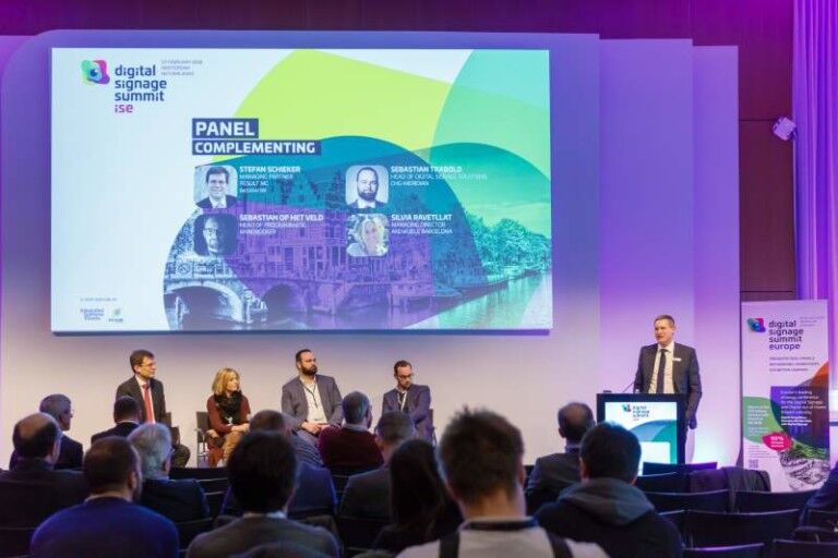 DSS Europe panel Digital Signage Summit