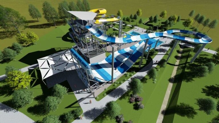 polin family turbolance and rafting slide complex at tatralandia aquapark