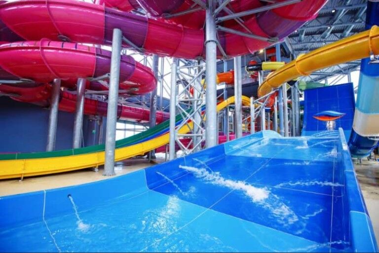 Polin supply waterslides to LetoLeto waterpark Russia