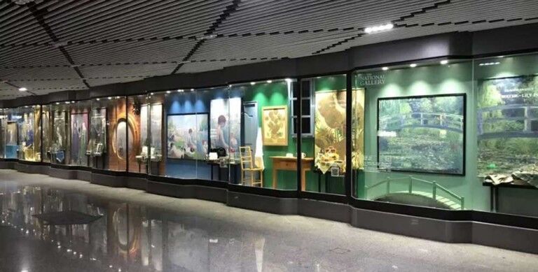 Artworks from the National Gallery at Shanghai Metro