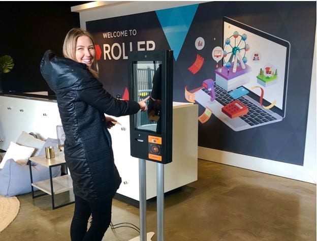 roller self serve kiosk