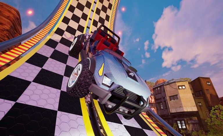 dynamic attractions dual power coaster