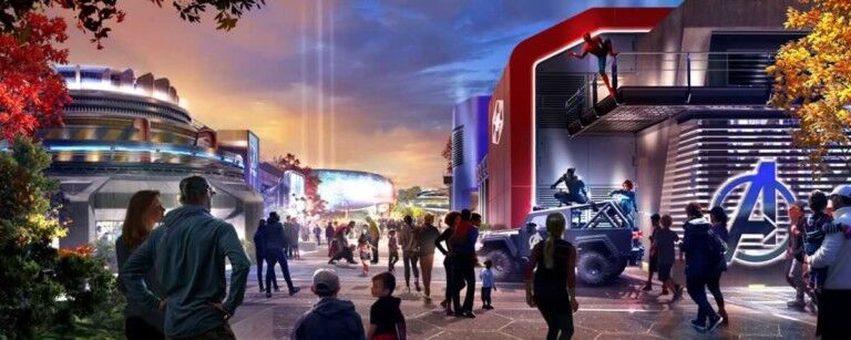 Disneyland Paris Marvel Entry Concept
