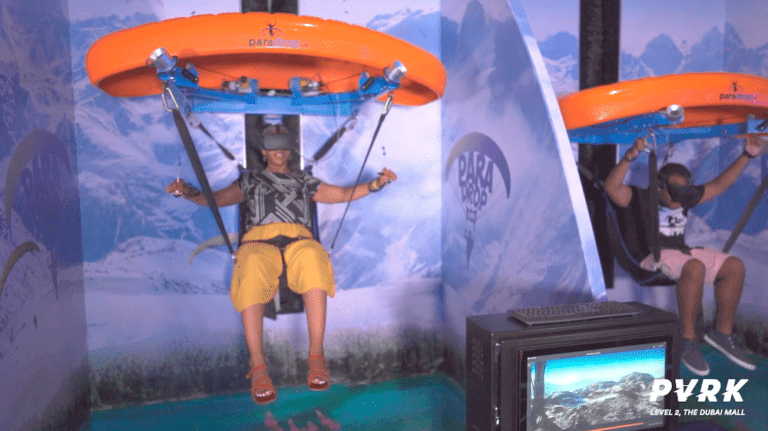ParadropVR at VR Theme Park Dubai Mall
