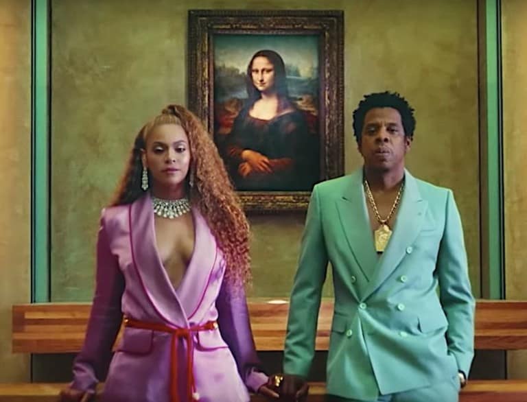 Beyonce Jay-Z Apesht Mona Lisa Musee du Louvre