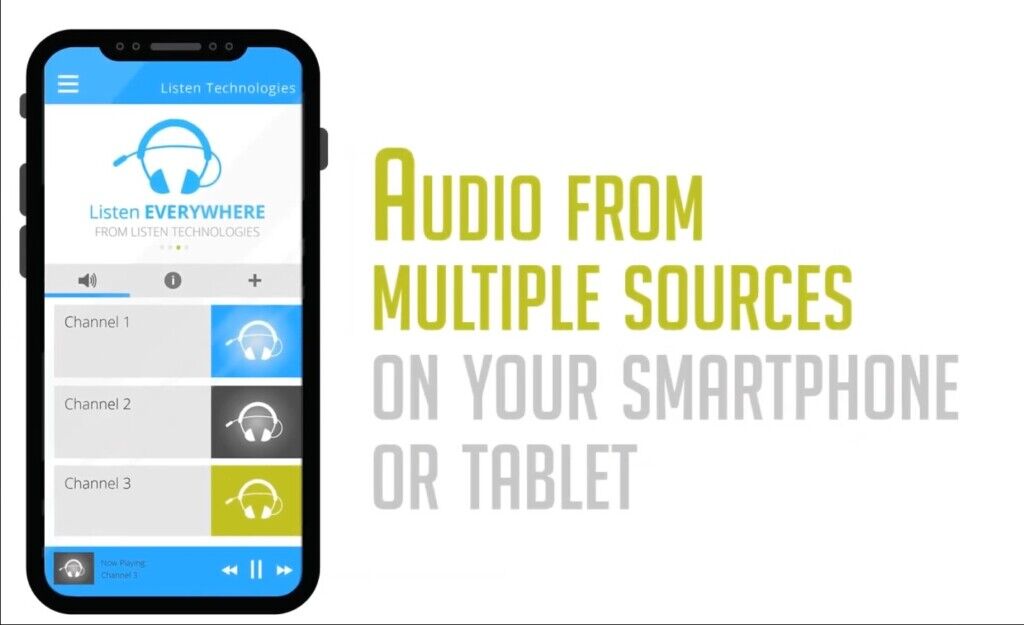 Depiction of multiple source audio on a single device