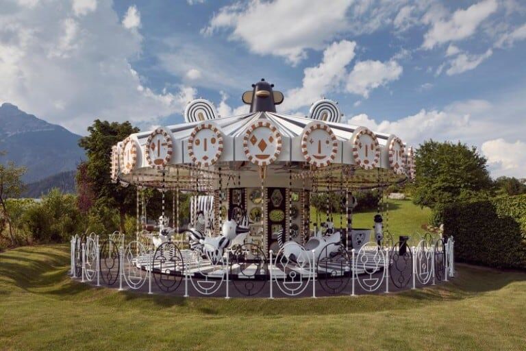 swarovski crystal carousel