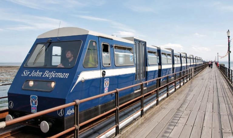 Severn Lamb Southend pier train