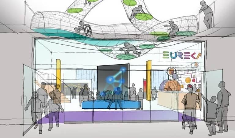 Concept art for Eureka! Mersey entrance