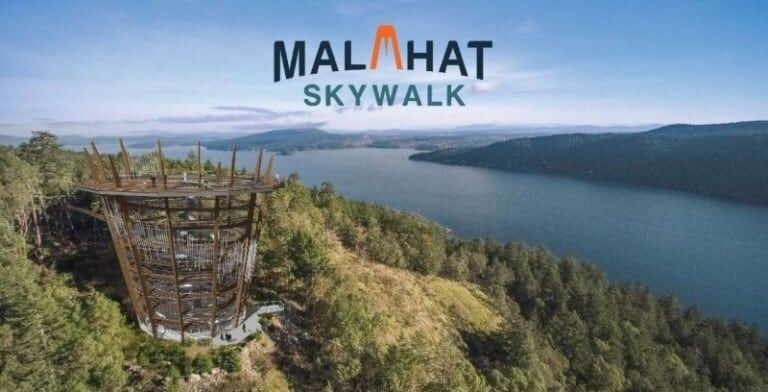 View of Malahat Sky Walk that uses Gateway Ticketing system