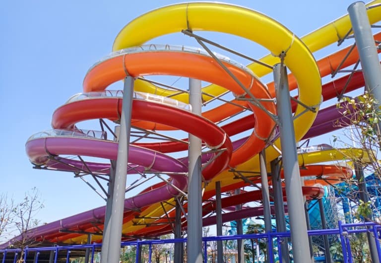 new 8 lane racer water ride from wiegand.waterrides