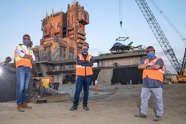 Avengers Campus Disney construction