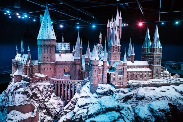 warner bros studio tour london hogwarts in the snow