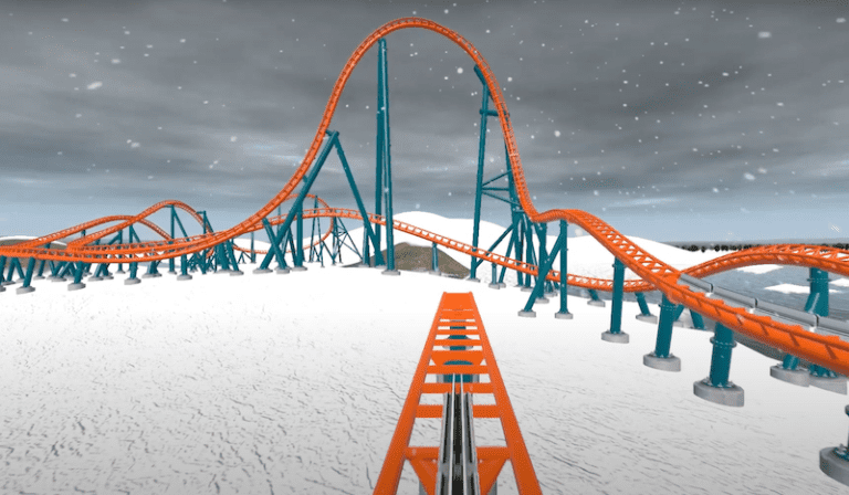 seaworld ice breaker roller coaster