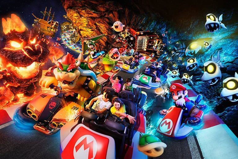 super nintendo world mario cart koopas challenge AR ride