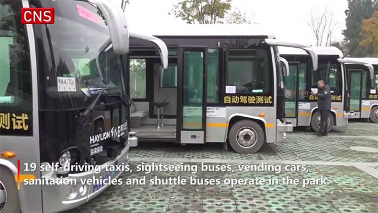 self-driving vehicles wuhan