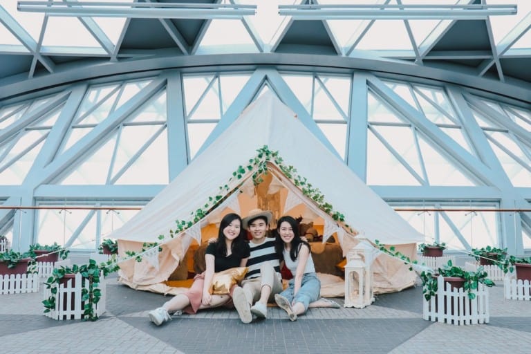Glampcations in the Clouds- Singapore’s Changi airport jewel