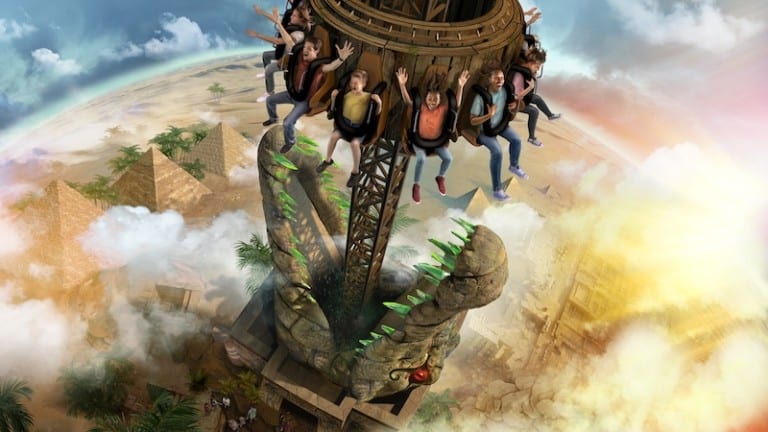 chessington croc drop ride