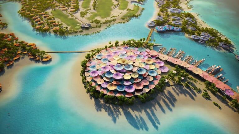 red sea project coral bloom sustainability