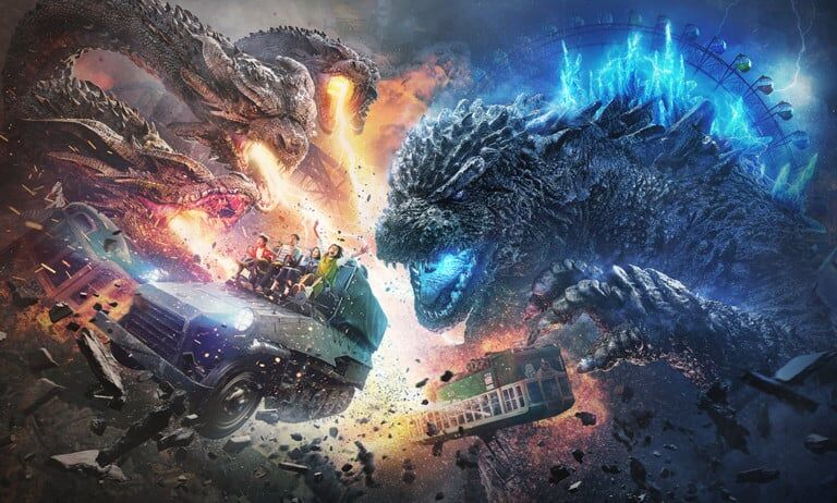 godzilla ride seibu-en amusement park japan