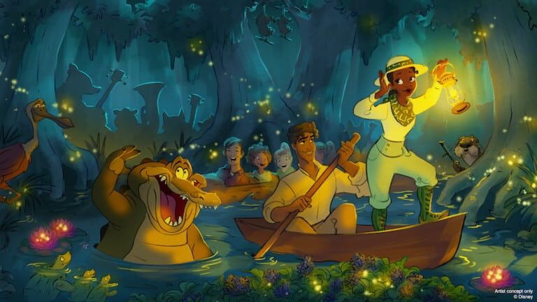 disney princess and the frog ride