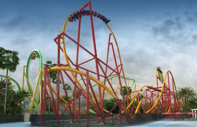 six flags magic mountain flight of courage