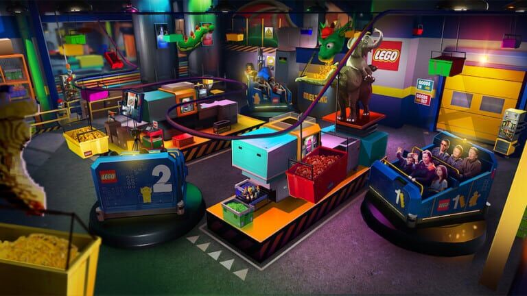 concept art lego factory ride