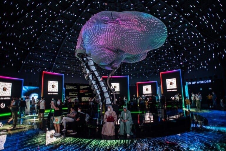 Christie Visitors at the Russia Pavilion Expo 2020 Dubai