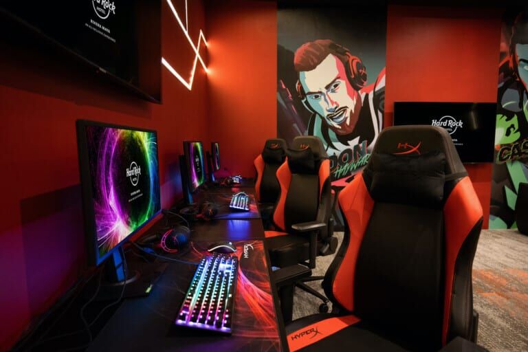 hyperx gaming lounge hard rock hotel riviera maya