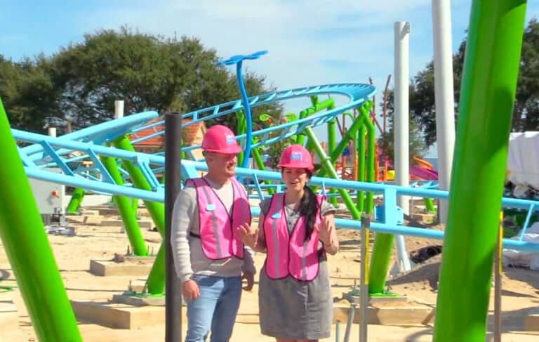 peppa pig theme park daddy pig's roller coaster