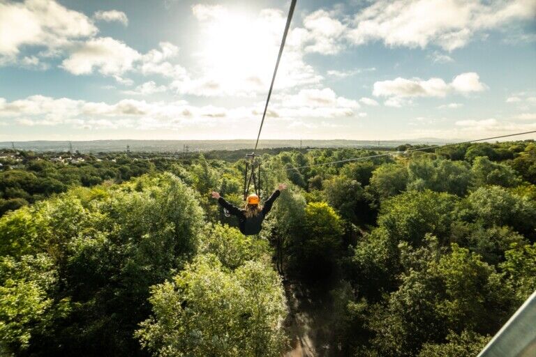 colin glen river rapid zipline