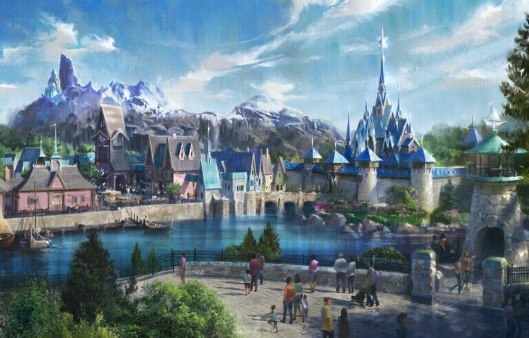disneyland paris frozen land