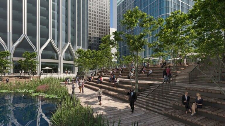 eden project canary wharf