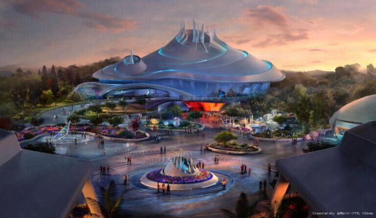 tokyo disneyland space mountain tomorrowland renovation