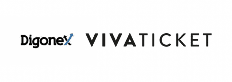 Vivaticket and digonex logos