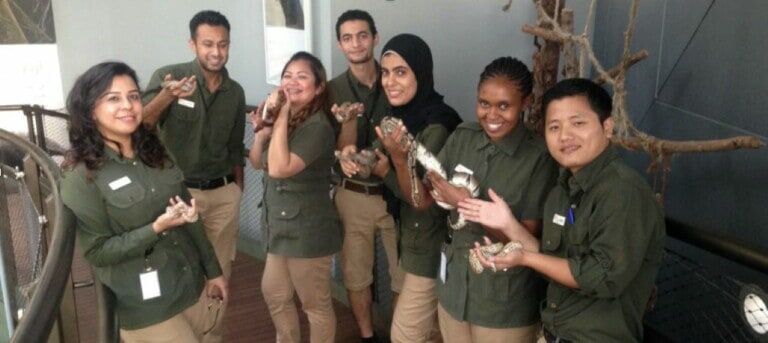 zoOceanarium certified animal handlers