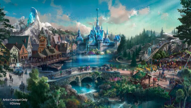 world of frozen hong kong disneyland