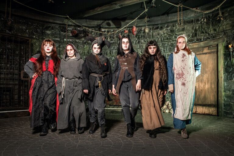 blackpool tower dungeon international women's day cast