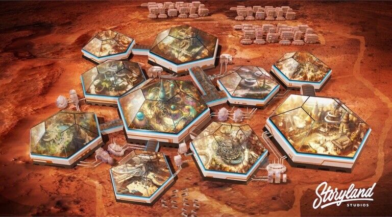 theme park on mars